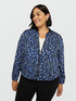 Animal print satin bomber jacket image number 2