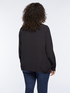 Blouse with pleated front image number 1