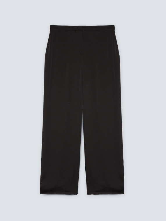 Satin palazzo trousers