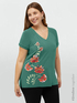 LENZING™ ECOVERO™ viscose T-shirt with embroidery image number 0