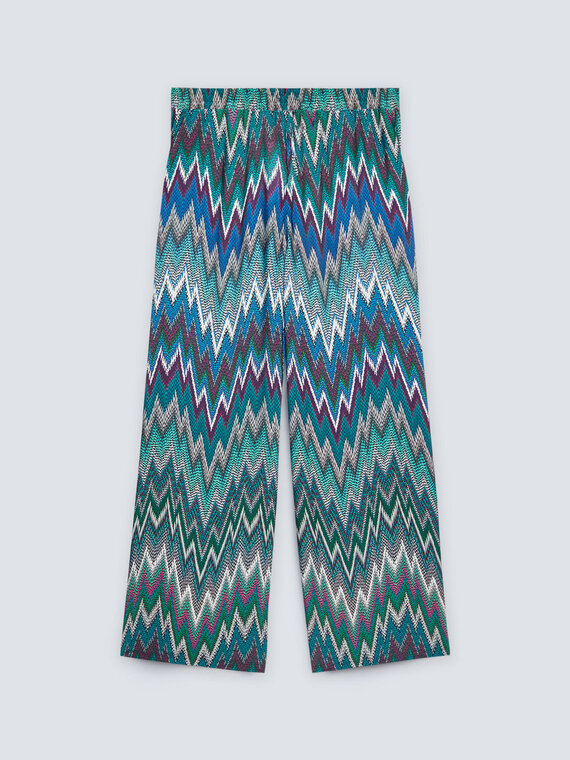 Printed beach trousers