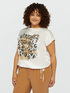 T-shirt with animal print image number 2