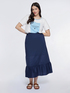 Long skirt with embroidery image number 3