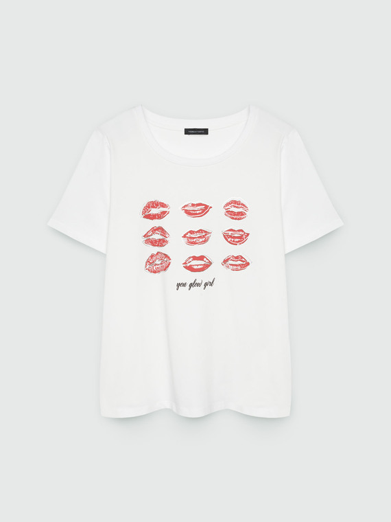 T-shirt avec impression