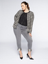 Two-tone macramé effect jacket image number 0