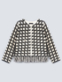 Two-tone macramé effect jacket image number 4