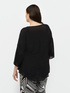 Loose blouse with drawstring waist image number 1