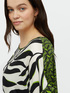 Foliage print blouse image number 0