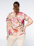 Blusa floral de crespón image number 1