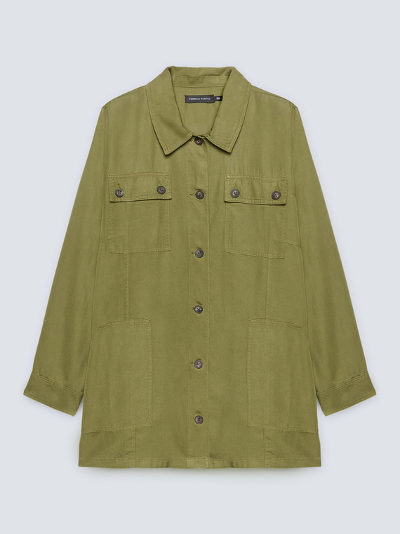 Tencel safari jacket