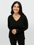 LENZING™ ECOVERO™ viscose V-neck sweater image number 2