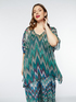 Kaftan-Kleid mit Chevron-Muster image number 3