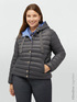 Lightweight hooded Sorona® Aura down jacket image number 0