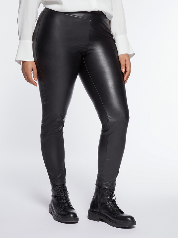 Faux leather leggings