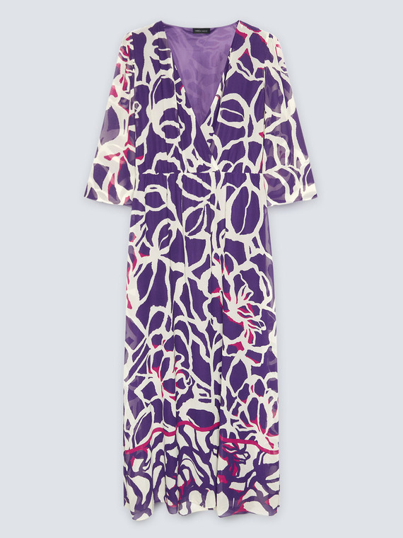 Long printed frock